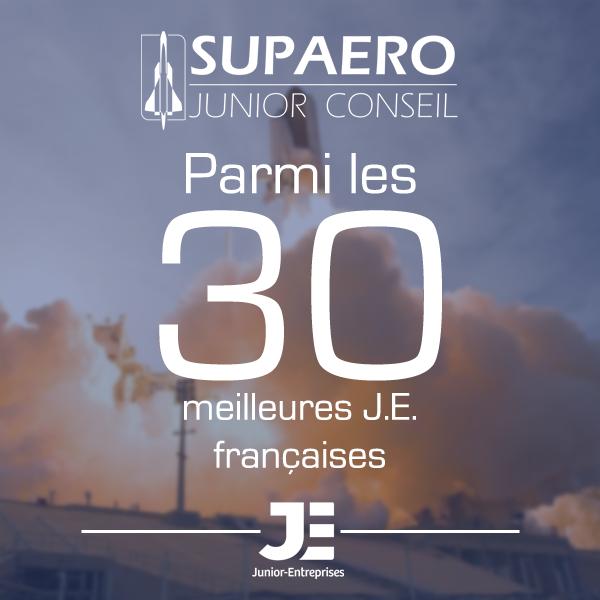 SUPAERO Junior Conseil, parmi les meilleures J.E. 2020